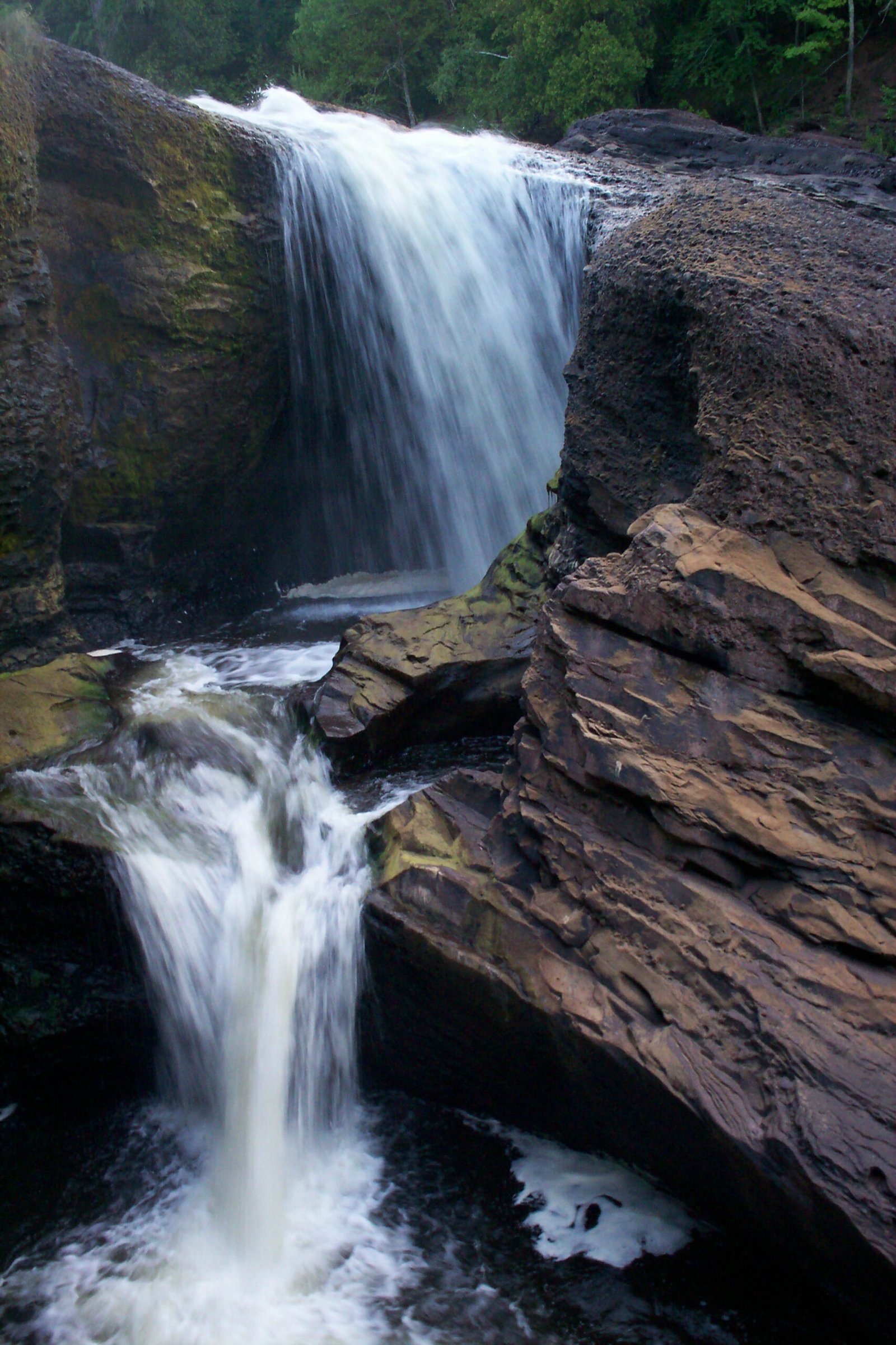 Michigan - Upper Michigan - Black River Harbor - Rainbow Falls